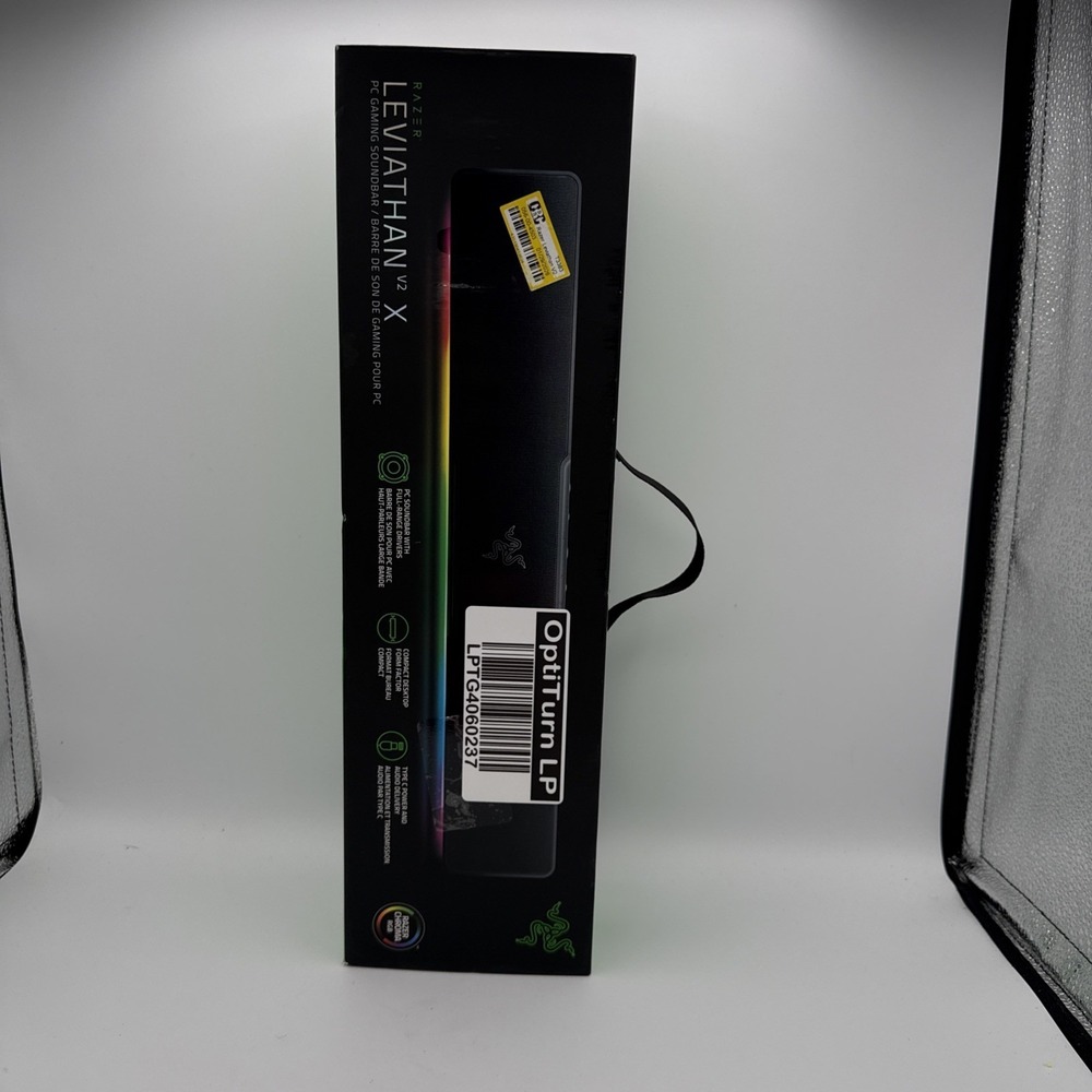 Razer Leviathan V2 X Soundbar - High quality Sound RGB Sound Bar For PC - Black